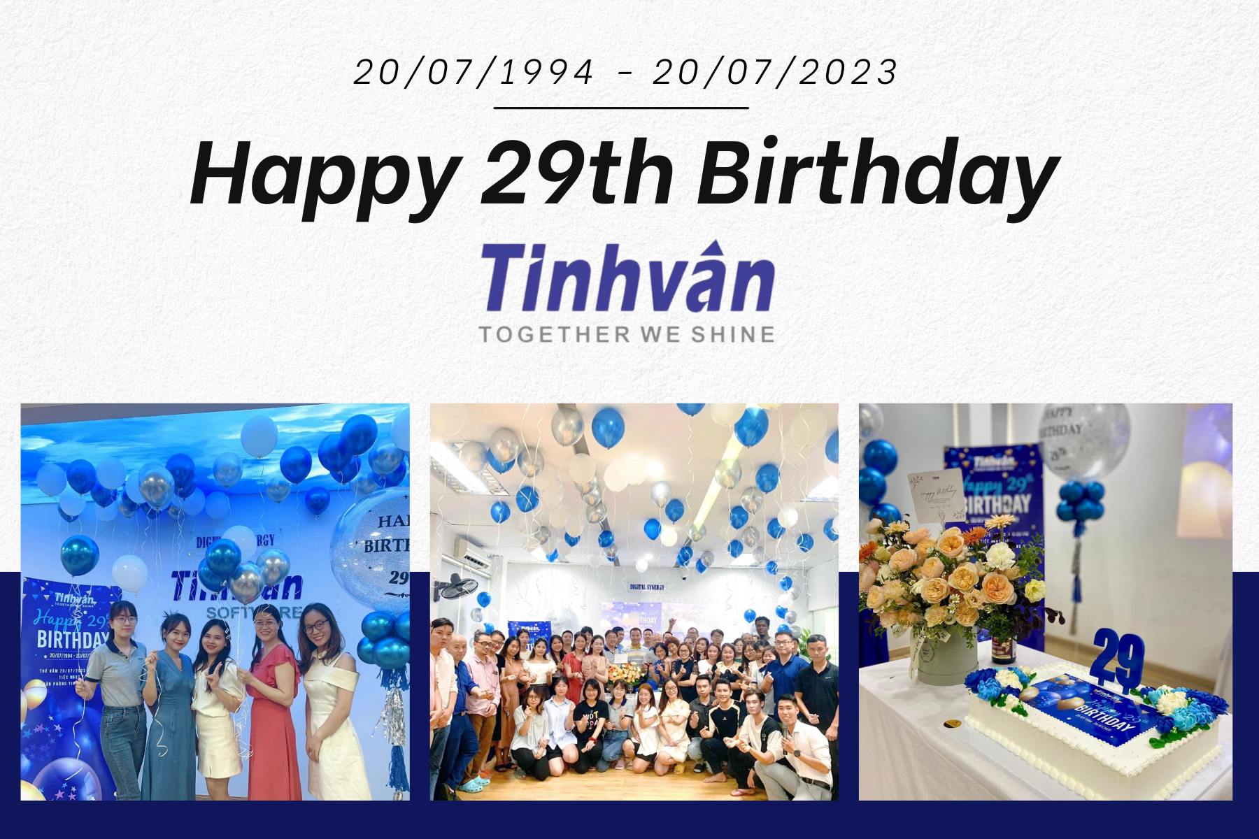 Happy 29th Birthday to Tinh Van Group (20/07/1994 - 20/07/2023)